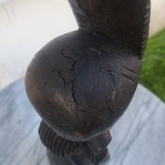 Ivory Coast African Statue of a Woman - Picture 11 of 11